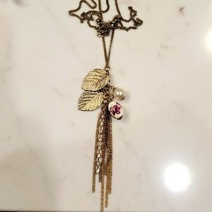 Francesca's Long pendant necklace